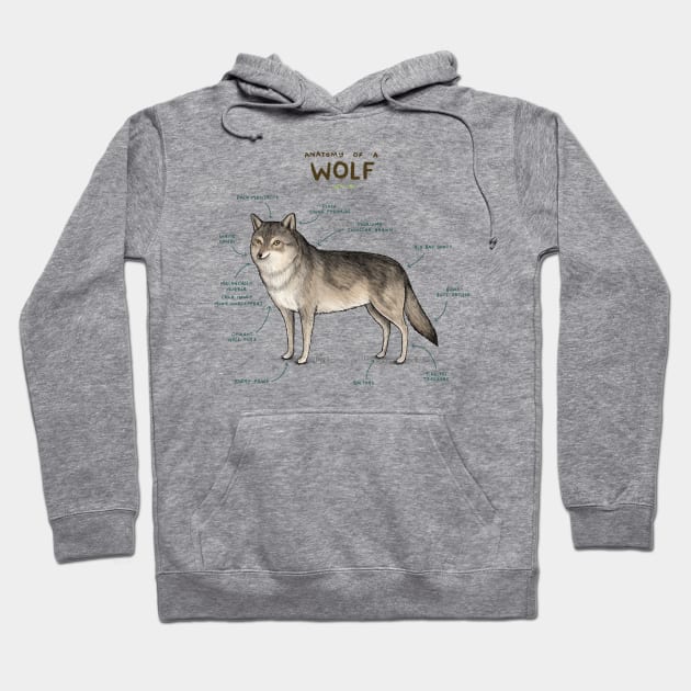 Anatomy of a Wolf Hoodie by Sophie Corrigan